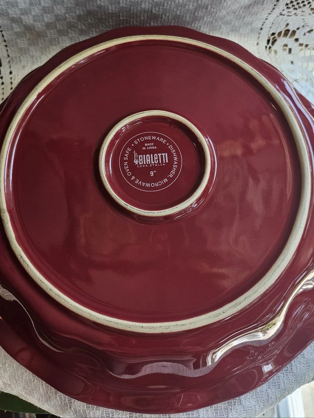 Bialetti Casa Italia Stoneware Pie Dish